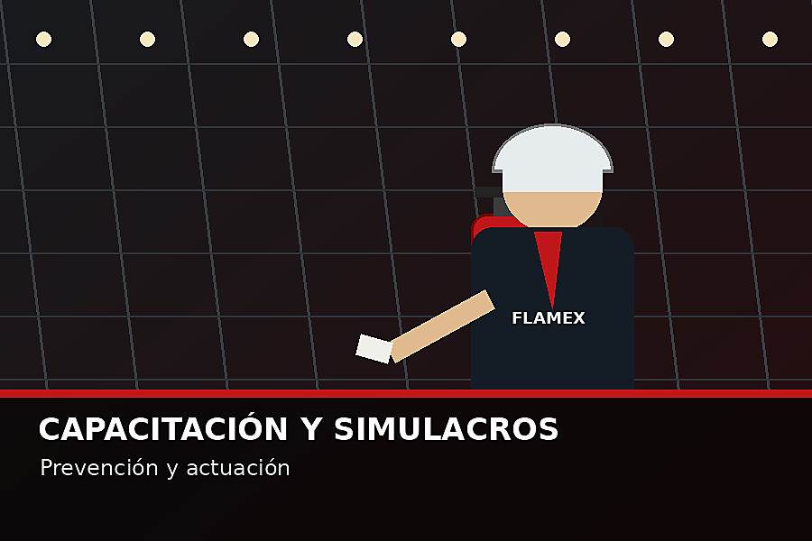 Capacitación y simulacros